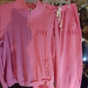 VS VICTORIA'S SECRET PINK OUTFIT SETSWEATSUIT